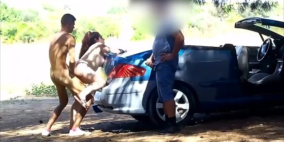 her jerk offs in his car to pick up horny babes