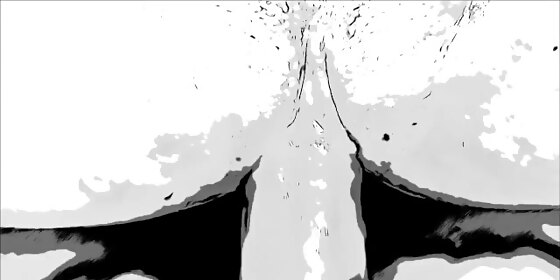 period sex edited to a comic mono view so you could at least see the cumshot finish in the shower