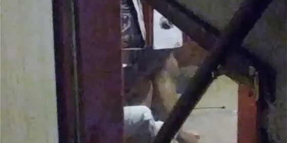 spying on a booty down