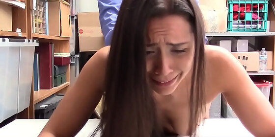 hard doggystyle with cute shy teen shoplifter lilly hall teenrobbers com