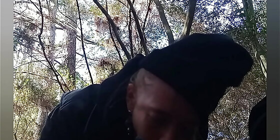 jessica giving me a bj outside