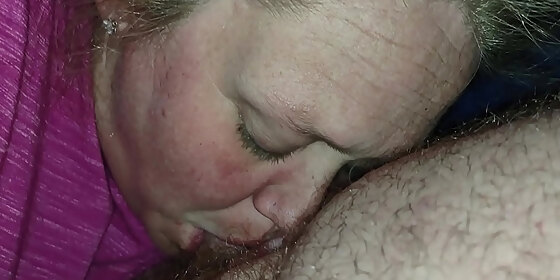 husband getting his cock sucked by wife