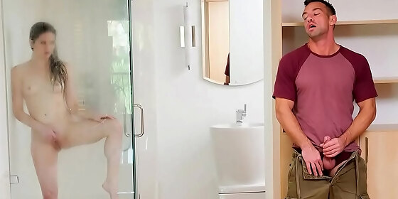 perving and fucking my hot step sister