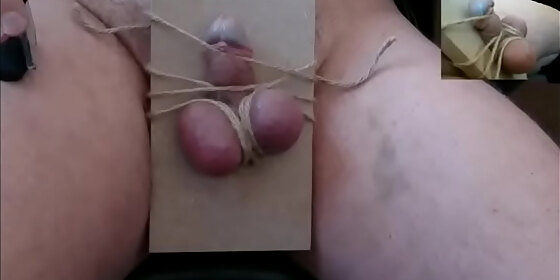 jpfrenchiebdsm bdsm self cbt 4th session part1 thicker homemade cbt board