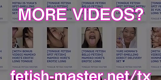 japanese asian tongue spit face nose licking sucking kissing handjob fetish more at fetish master net