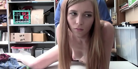 hot brunette shoplifting teen getting from mall officer myshopsex