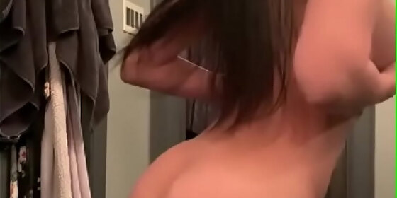 pierced nipple milf dancing and butt shaking
