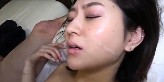 pink labia close up of naive brunette