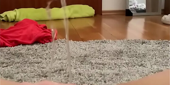 pissing on my new carpet