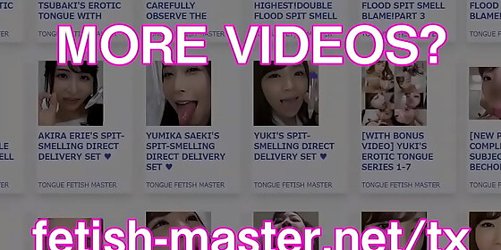 japanese asian tongue spit face nose licking sucking kissing handjob fetish more at fetish master net