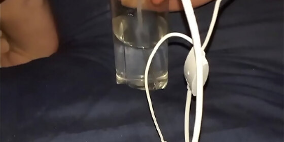 masturbating with a bottle