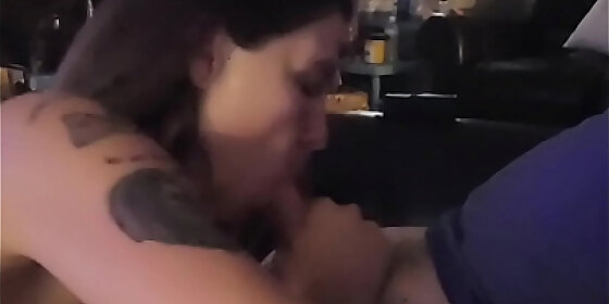 living room blowjob