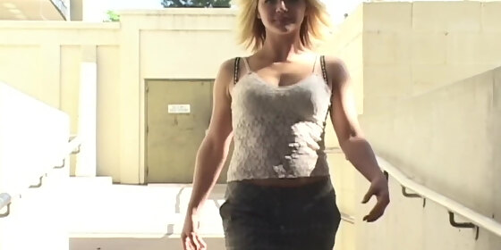 Dirty Blonde Interracial - Dirty Blonde Katarina Kat Taking Big Black Dick HD SEX Porn Video 15:15