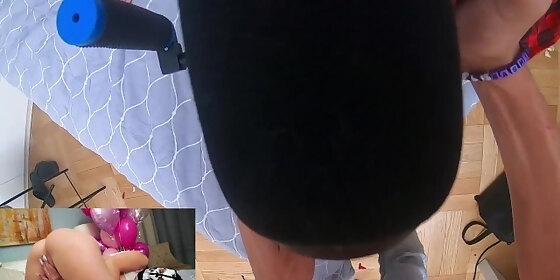 bts behind the scenes footage of how a porno girl masturbates solo part2
