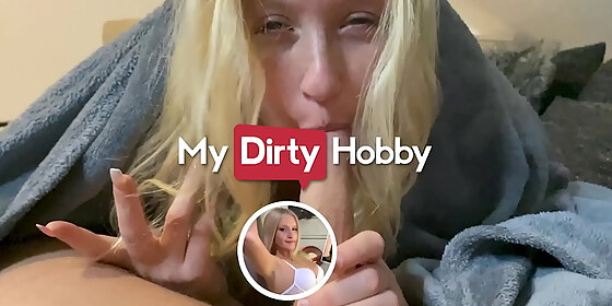 blonde babe gets a quickie and cum on her ass my dirty hobby
