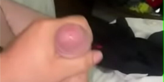 stroking my cock