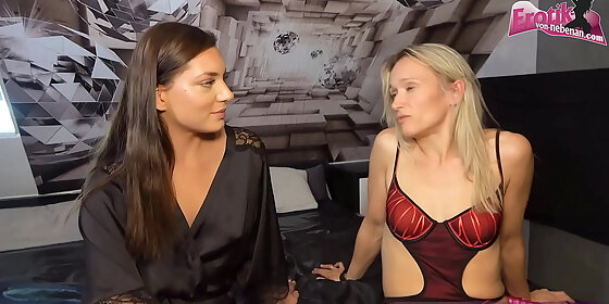 german amateur young woman lesbians make each other orgasms in front of the camera