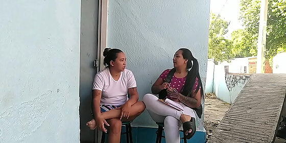 the fiscal supervisor does an interview with me and i end up fucking her at the door of my house