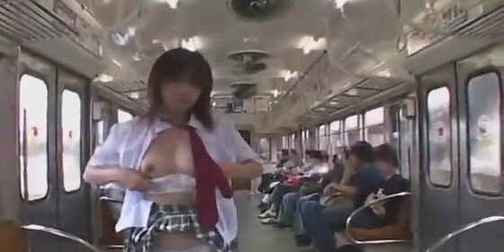 Subtitled Reluctant Asian Exhibitionist On Train HD SEX Porn Video 6:57