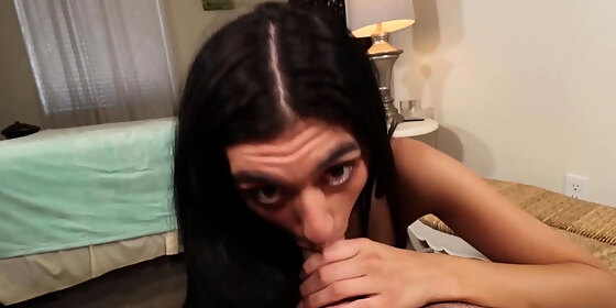 intense pov blowjob with aubrey babcock