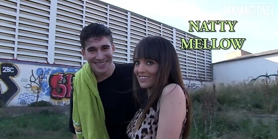 chicas loca cute brunette natty mellow takes big dick in public mamacitaz