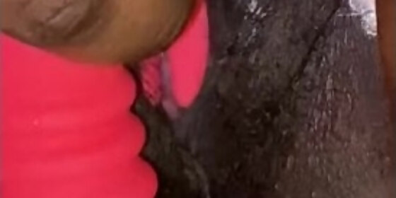 peekaboo pussy juicy orgasm from pink toy