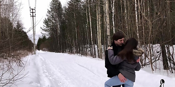 babe fantasizes about teacher and sex with him in the forest