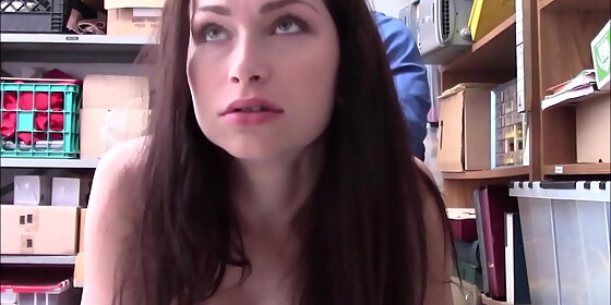 cuteshoplifter hot brunette teen shoplifter jennifer jacobs fucked by security guard after making a deal