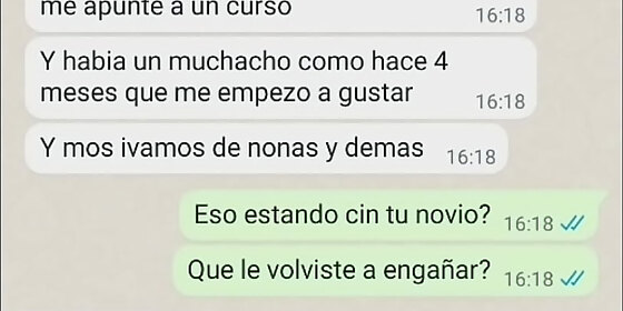 hot chat by wasap with unfaithful tinder girl part 5