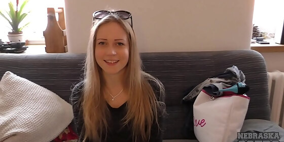 20yo kima does her first time video hot tiny blonde spinner
