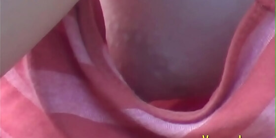 asian babes side boob pee on by voyeur