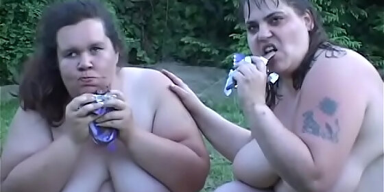large white ladies b bear and tiger finger each other s pussies