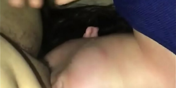 young girl doing deep throat
