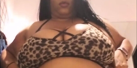 busty brunette with big boobs rides cock