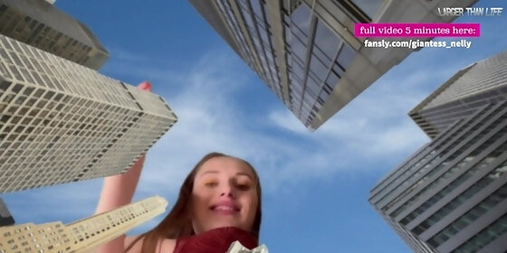 giantess growth wait for me in your house