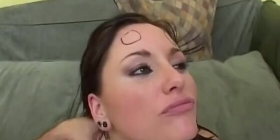 cum on her face