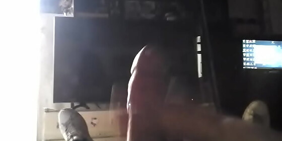 an old lady spilling milk like crazy