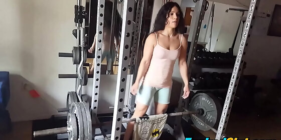 latin goddess in the gym