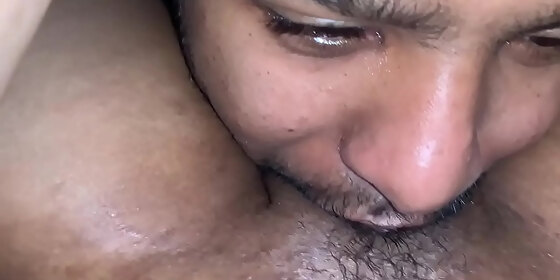juicy pussy dripping down his face