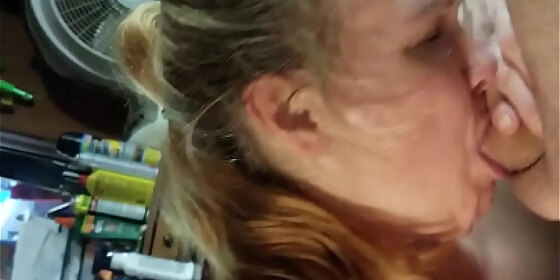 wife blowing my best friend