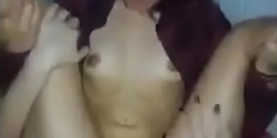 two lesbians lick each other on snap
