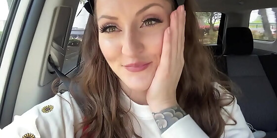 messy squirt car ride