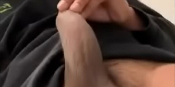 showing my dick off in a work bathroom