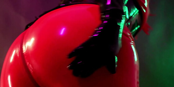 latex sexy milf teasing arya grander