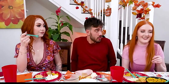 pervfamxx lucky stud nade nasty fucking these horny redhead stepsisters arietta adams and cherry fae