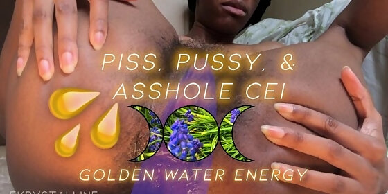 piss pussy n asshole cei golden water energy cum eating instructions ekrystalline