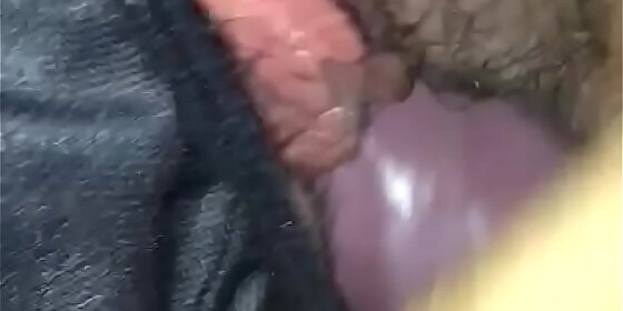 masturbation with rubber dick