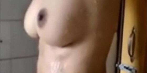 hot sex girl pussy and boobs in bathroom