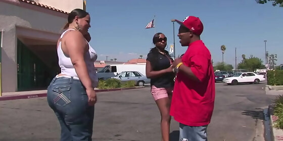 big booty white bbw gets picked up and fucked for cash