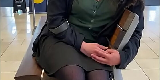 playing in public with a lovense lush remote control sex toy